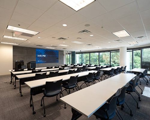 Training room in the Atlanta office