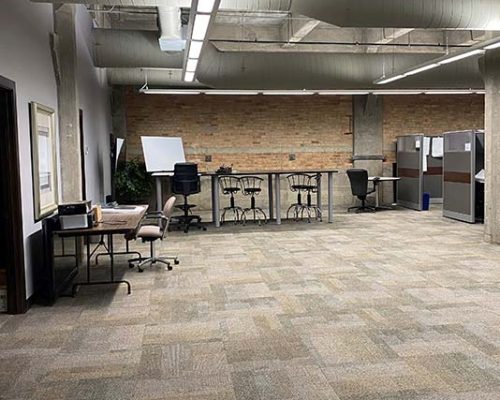 Collaboration area of the Beloit office