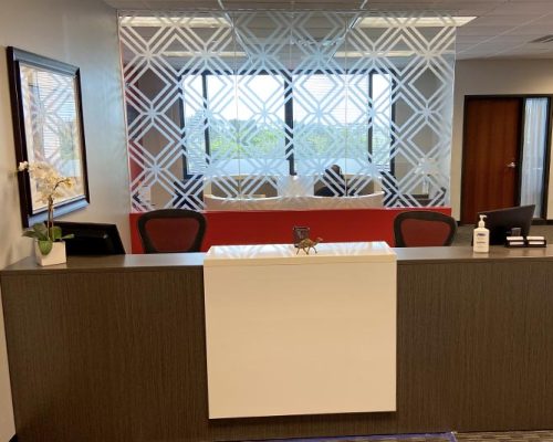 Fort Myers office reception desk