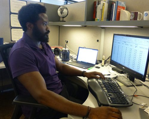 Haskell employee at work in the St. Louis office